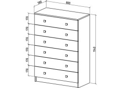 "Бостон-8" комод, ф-ка ВМФ