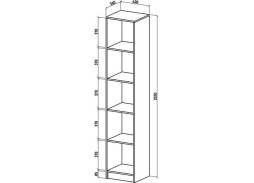 "Бостон-1" шкаф бельевой, ф-ка ВМФ