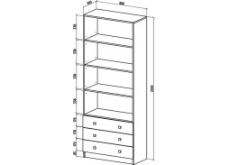 "Бостон-11" шкаф бельевой, ф-ка ВМФ