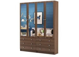 "Бостон-24" шкаф платяной/платяной (ШБ-12П+ШБ-12П), ф-ка ВМФ