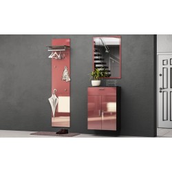 Вика Люкс  прихожая с глянцевым фасадом