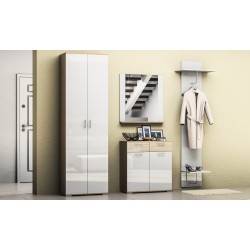 Дуэт Люкс прихожая с глянцевым фасадом