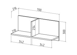 "Джой 1" полка настенная, ф-ка ВМФ