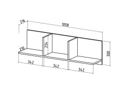 "Джой 2" полка настенная, ф-ка ВМФ