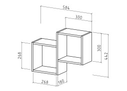 "Вайс 1" полка настенная, ф-ка ВМФ