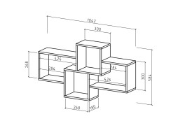 "Флэш 8" полка настенная, ф-ка ВМФ