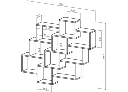 "Флэш 17" полка настенная, ф-ка ВМФ5