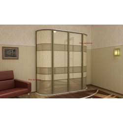 Меридиан Люкс 19 радиусный распашной шкаф