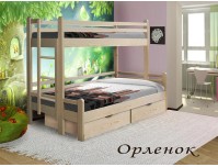 Орлёнок кровать для троих детей двухъярусная