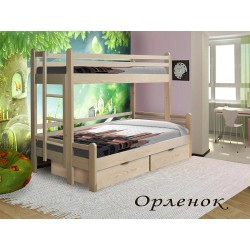 Орлёнок кровать для троих детей двухъярусная