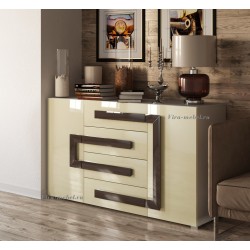 Дизайн Люкс 5 комод с глянцевым фасадом 