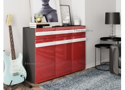 "Дизайн Люкс 8" комод с глянцевым фасадом  16 000 Р. в Вира Мебель "Дизайн Люкс 8" комод с глянцевым фасадом