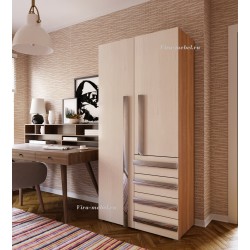 Дизайн Люкс 4 шкаф распашной