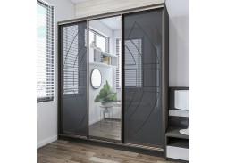 "Вектор 8" глянцевый шкаф купе 46 400 Р. в Вира Мебель "Вектор 8" глянцевый шкаф купе