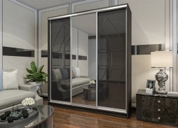 "Вектор 8" глянцевый шкаф купе 46 400 Р. в Вира Мебель "Вектор 8" глянцевый шкаф купе