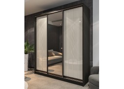 "Вектор 11" глянцевый шкаф купе 46 400 Р. в Вира Мебель "Вектор 11" глянцевый шкаф купе