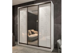 "Вектор 12" глянцевый шкаф купе 46 400 Р. в Вира Мебель "Вектор 12" глянцевый шкаф купе