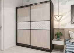 "Вектор 14" глянцевый шкаф купе 28 350 Р. в Вира Мебель "Вектор 14" глянцевый шкаф купе