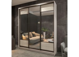 "Вектор 16" глянцевый шкаф купе 41 800 Р. в Вира Мебель "Вектор 16" глянцевый шкаф купе