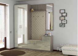 "Шах 2 Премиум" прихожая глянцевая