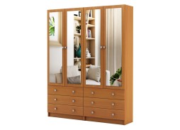 "Бостон-23" шкаф бельевой/платяной (ШБ-11Б+ШБ-12П), ф-ка ВМФ