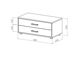 "Остин 1" тумба, ф-ка ВМФ 6 364 Р. в Вира Мебель "Остин 1" тумба, ф-ка ВМФ