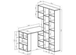 Стол-стеллаж "Феликс 15" ф-ка ВМФ