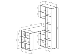 Стол-стеллаж "Феликс 25" ф-ка ВМФ
