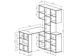Стол-стеллаж "Феликс 35" ф-ка ВМФ
