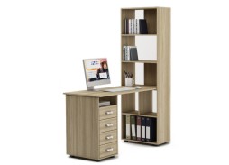 "Оксфорд 1" стол со стеллажом, ф-ка ВМФ