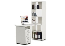 "Оксфорд 1" стол со стеллажом, ф-ка ВМФ