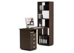 "Оксфорд 1" стол со стеллажом, ф-ка ВМФ