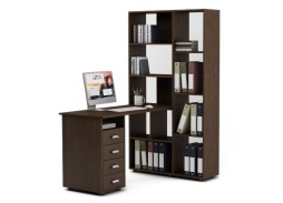 "Оксфорд 2" стол со стеллажом, ф-ка ВМФ