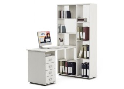 "Оксфорд 2" стол со стеллажом, ф-ка ВМФ