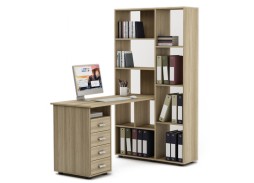 "Оксфорд 2" стол со стеллажом, ф-ка ВМФ