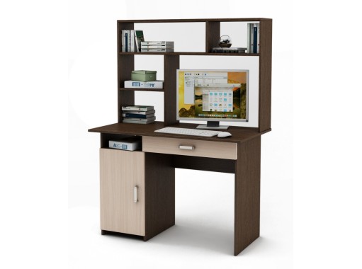 "Лайт-2ЯСН" письменный стол с надстройкой, ф-ка ВМФ