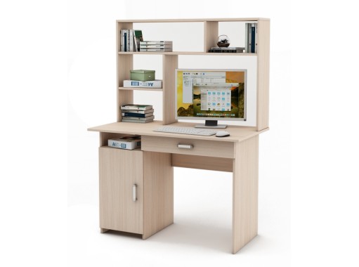 "Лайт-2ЯСН" письменный стол с надстройкой, ф-ка ВМФ