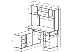 "Амбер 21" компьютерный стол, ф-ка ВМФ