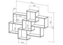 "Флэш 32" полка настенная, ф-ка ВМФ