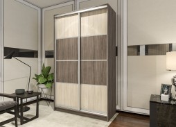 "Манхеттен 1" шкаф купе с системой Версаль 22 350 Р. в Вира Мебель "Манхеттен 1" шкаф купе с системой Версаль