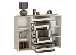 "Дизайн Люкс 3" комод с глянцевым фасадом  20 750 Р. в Вира Мебель "Дизайн Люкс 3" комод с глянцевым фасадом