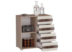 "Дизайн Люкс 9" комод с глянцевым фасадом  13 400 Р. в Вира Мебель "Дизайн Люкс 9" комод с глянцевым фасадом