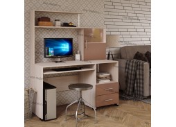 "Роберт Глянец 4" компьютерный стол 12 550 Р. в Вира Мебель "Роберт Глянец 4" компьютерный стол