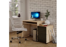 "Роберт Глянец 4" компьютерный стол 10 900 Р. в Вира Мебель "Роберт Глянец 4" компьютерный стол