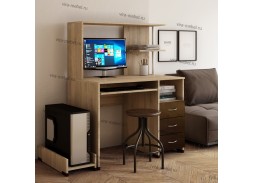 "Мартин Глянец 6" компьютерный стол 12 100 Р. в Вира Мебель "Мартин Глянец 6" компьютерный стол