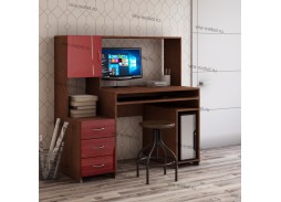 "Мартин Глянец 5" компьютерный стол 15 650 Р. в Вира Мебель "Мартин Глянец 5" компьютерный стол