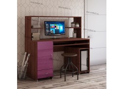 "Мартин Глянец 9" компьютерный стол 15 300 Р. в Вира Мебель "Мартин Глянец 9" компьютерный стол