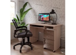 "Милан Глянец 3" письменный стол 13 150 Р. в Вира Мебель "Милан Глянец 3" письменный стол