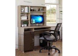 "Милан Глянец 6" компьютерный стол 12 200 Р. в Вира Мебель "Милан Глянец 6" компьютерный стол