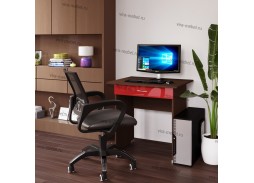 "Милан Глянец 7" компьютерный стол 7 800 Р. в Вира Мебель "Милан Глянец 7" компьютерный стол